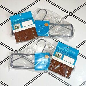 Pants & Skirt Hanger  4-Tier w/ Set of 12 Hanger Clips Space Saving - Set of 2